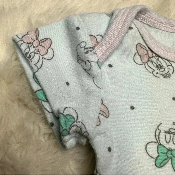 Disney Baby Onesie White  / Pink Minnie Mouse Size Newborn - Picture 7 of 16